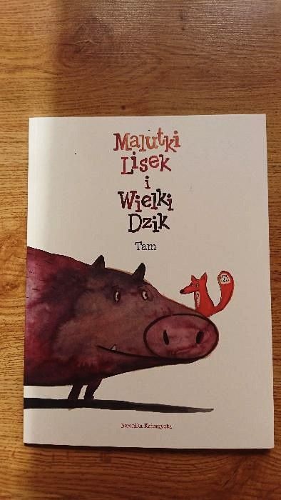 Komiks pt Malutki Lisek i Wielki Dzik Tam tom 1