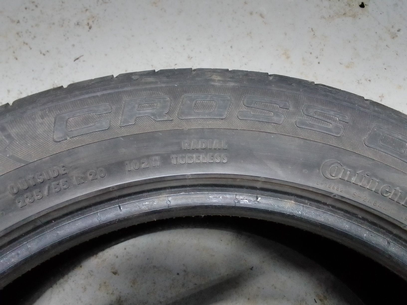 2 Opony letnie 235/55r20 CONTINENTAL 2021r