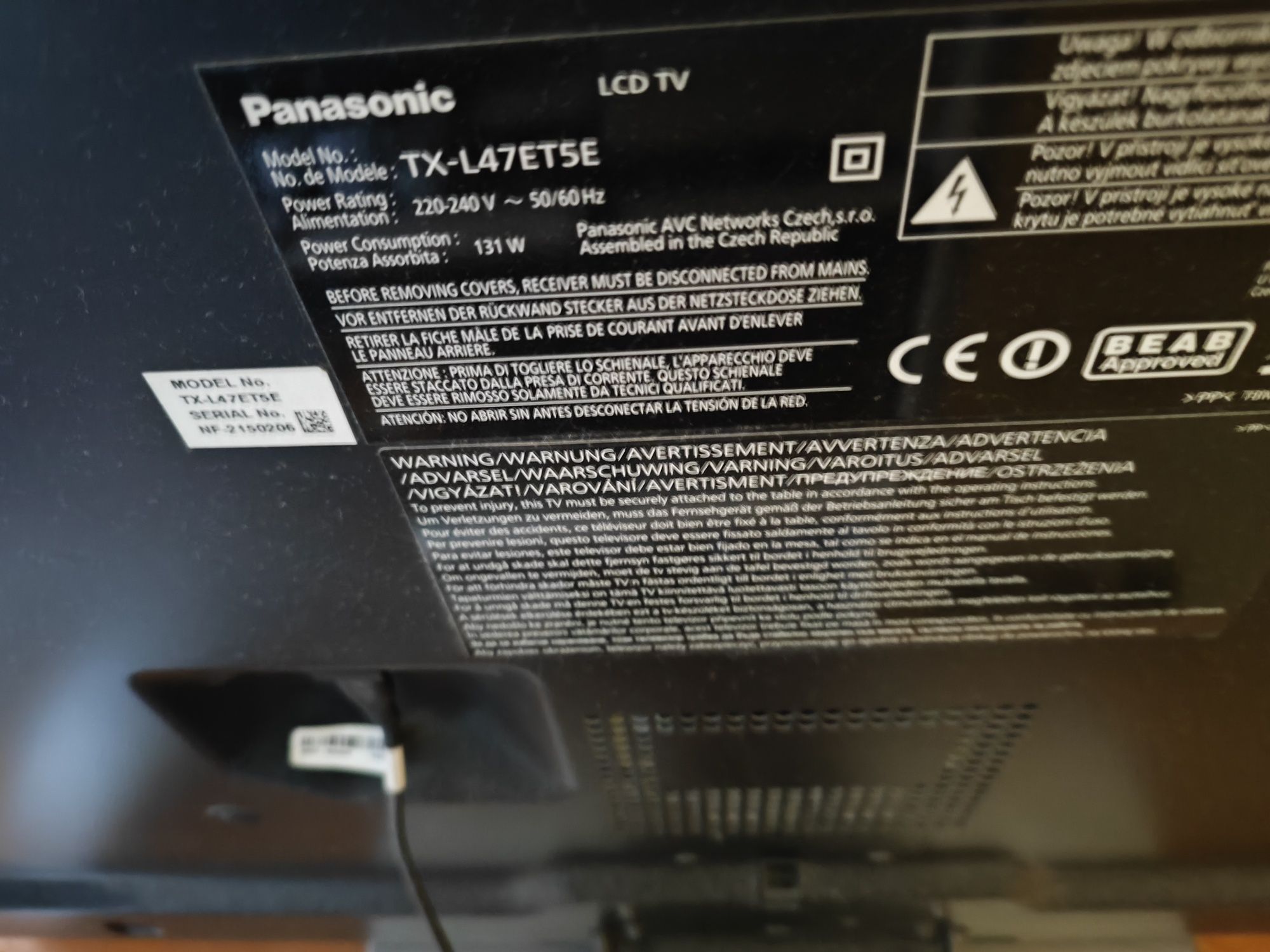 Telewizor Panasonic TX L47ET5E