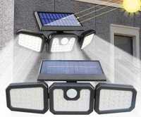 Світильник вуличний  із датчиком руху сонячна батарея