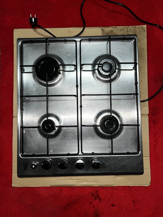 Placa de fogão a gás Beko.