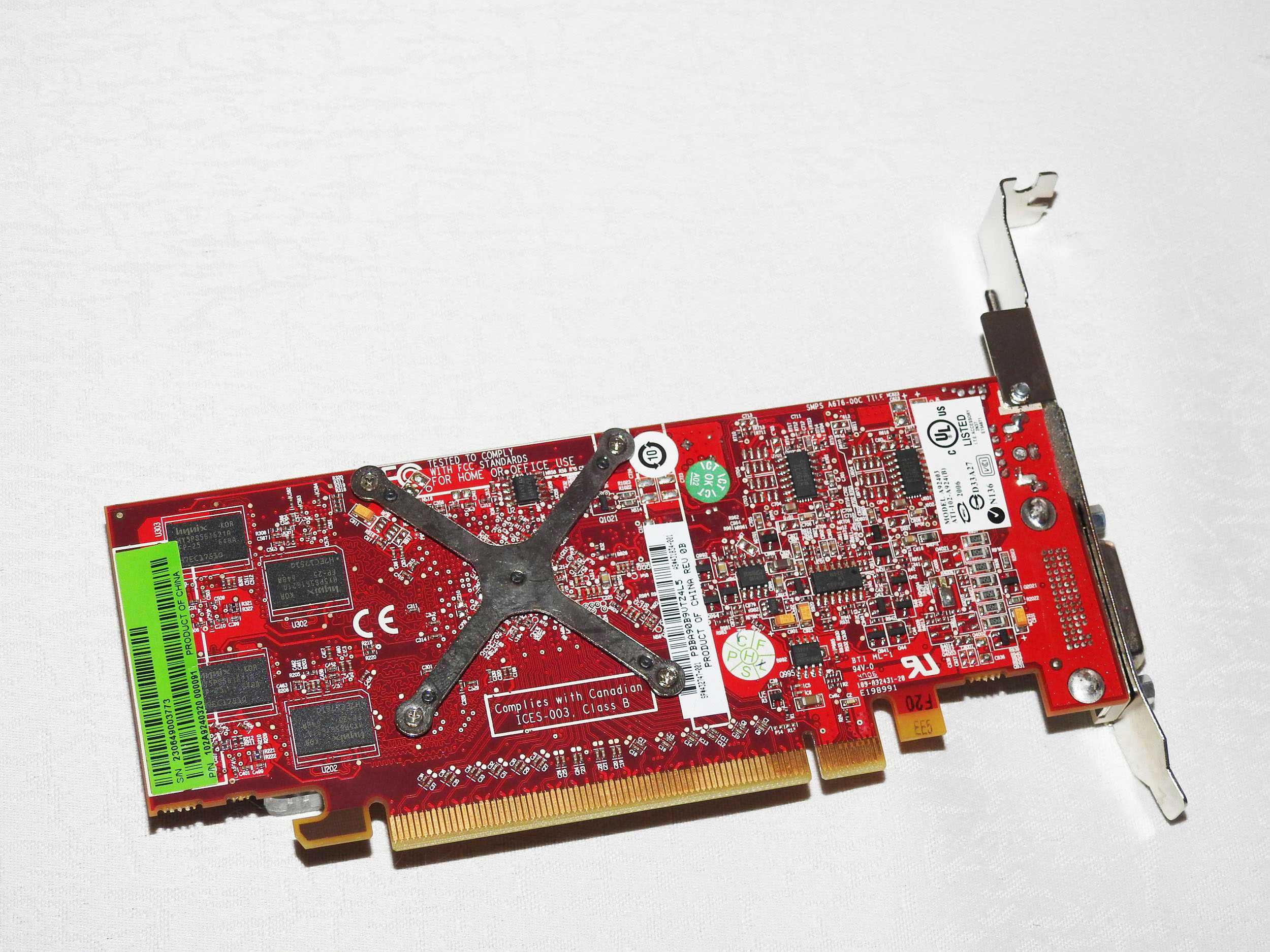 Karta graficzna ATI A92403 Radeon 256MB PCI Express nowa