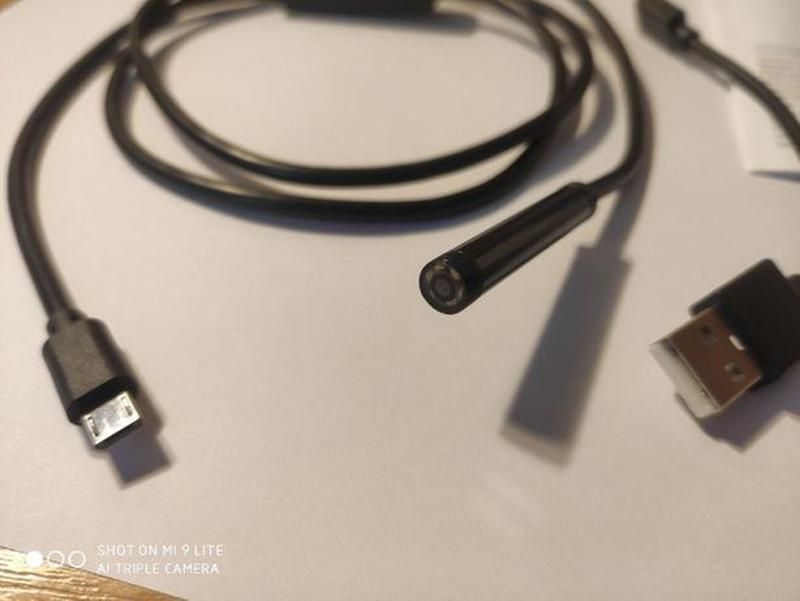 Электронный эндоскоп 5.5 Mm длина 2 м , для пк и смартфона Android