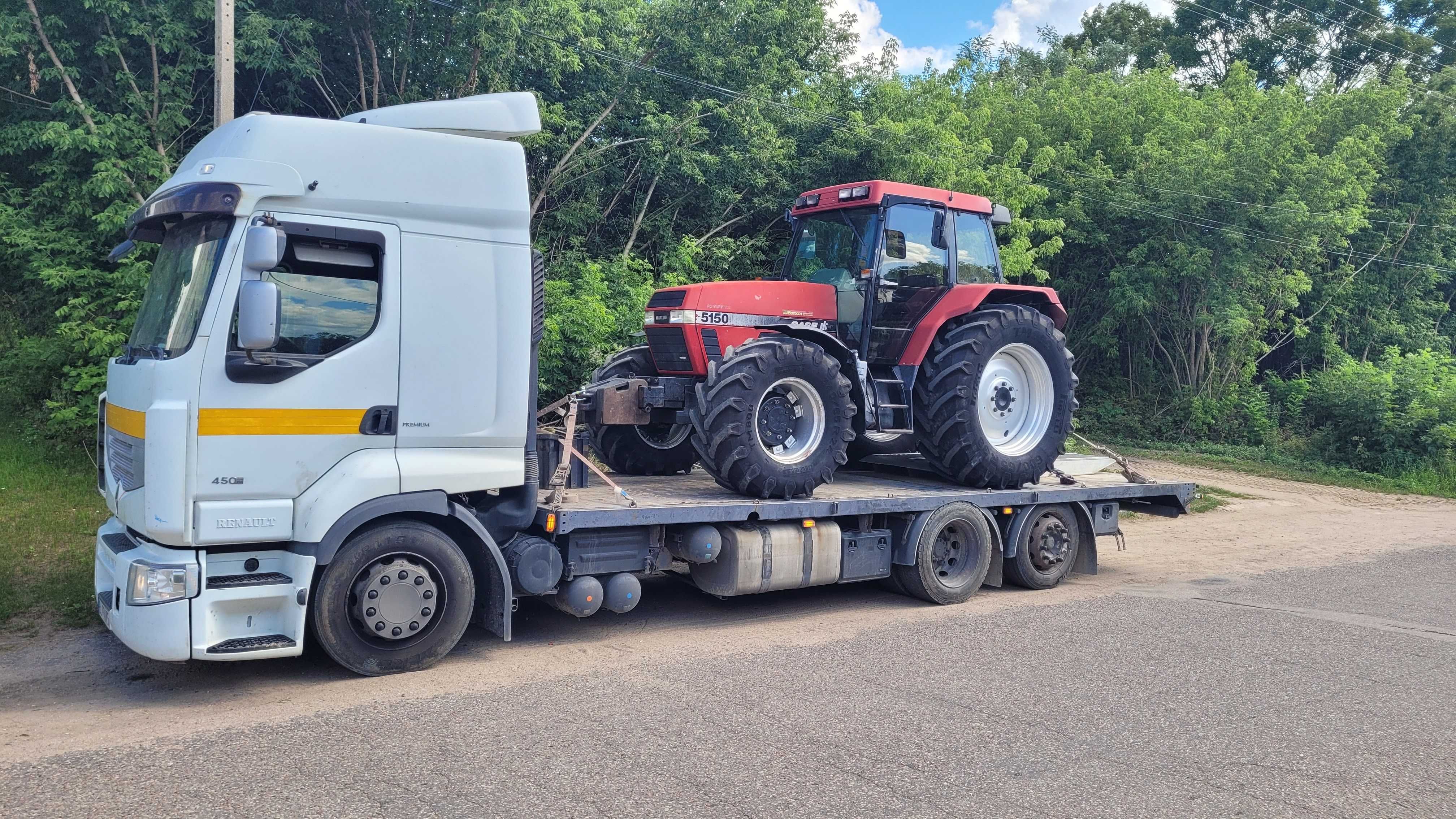 Transport maszyn rolniczych, budowlanych, usługi transportowe