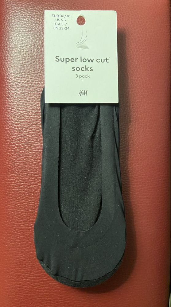 Stopki damskie H&M 3-pak rozmiar 36/38 nowe