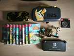 Nintendo Switch Lite Pokemon Limited + case + 10 gier + gratisy Amiibo