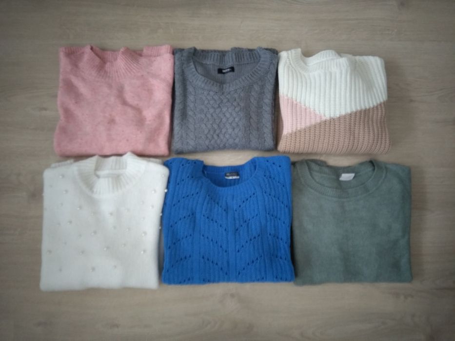 Zestaw sweterków Sinsay oversize r. L Beloved Papaya Janina GRATIS