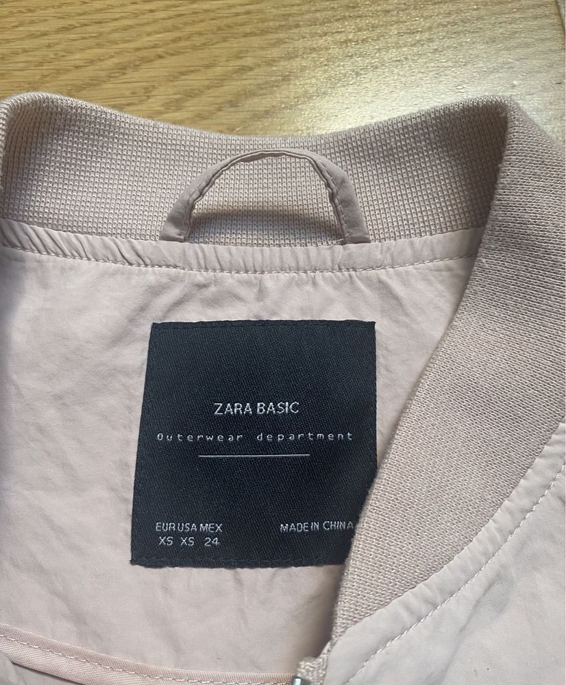 Damska bomberka kurtka bluza Zara roz. XS