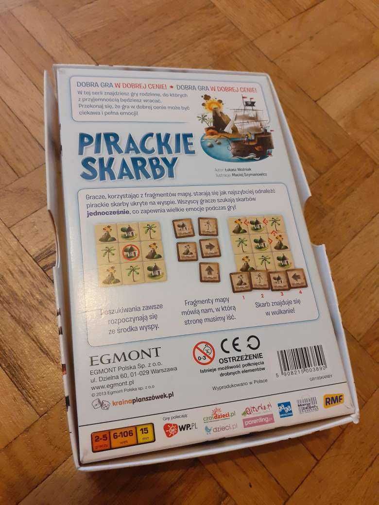 Pirackie skarby - gra planszowa KOMPLETNA rodzinna