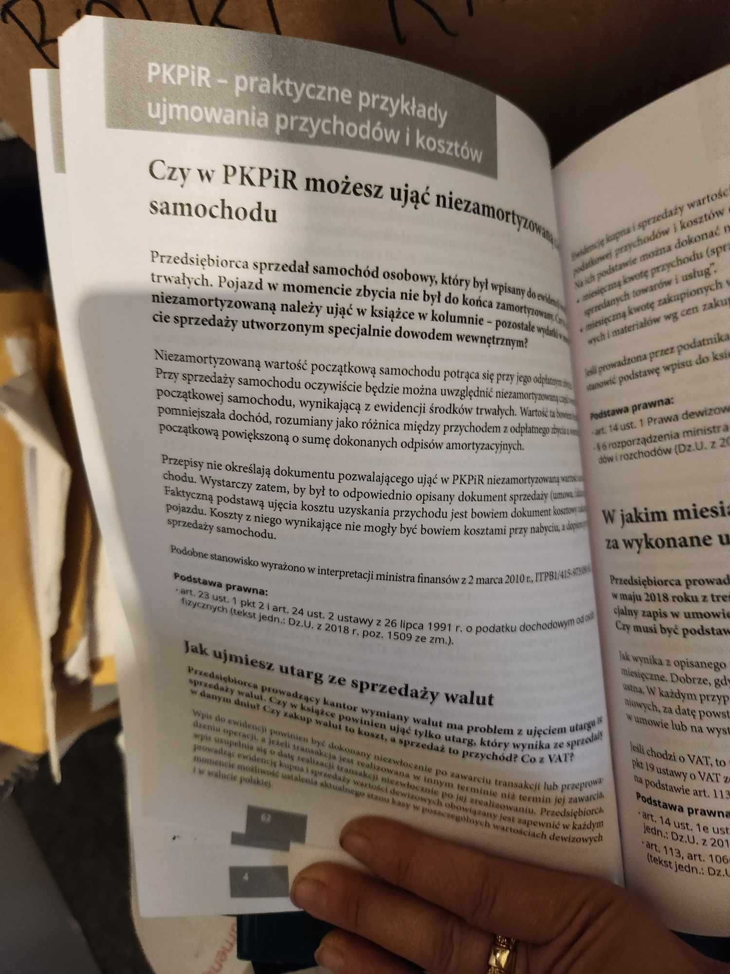 PKPiR Praktyczne przykłady ujmowania przychodów i kosztów, A. Kostecka