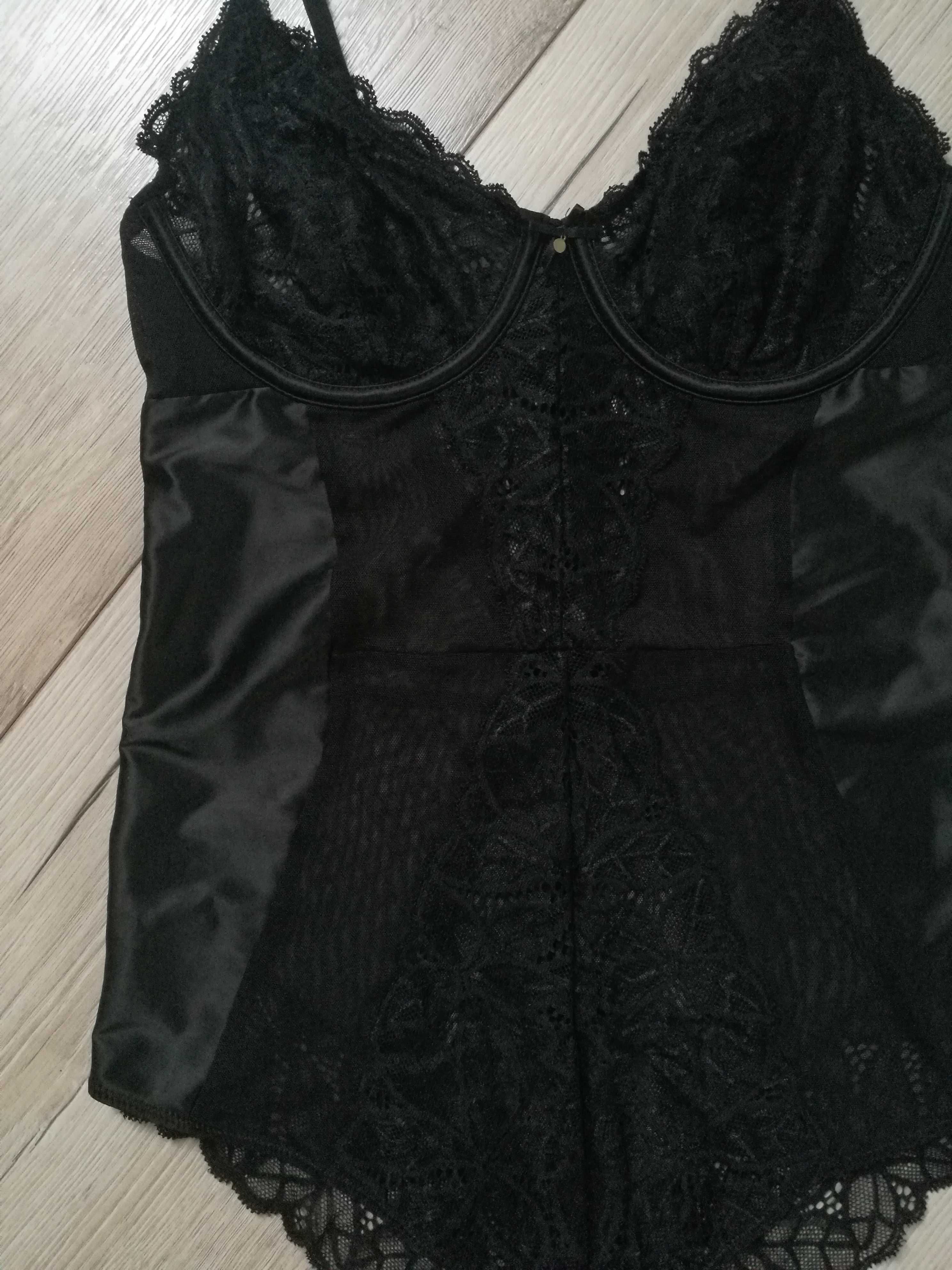 Czarne body koronkowe ESMARA Lingerie 75B