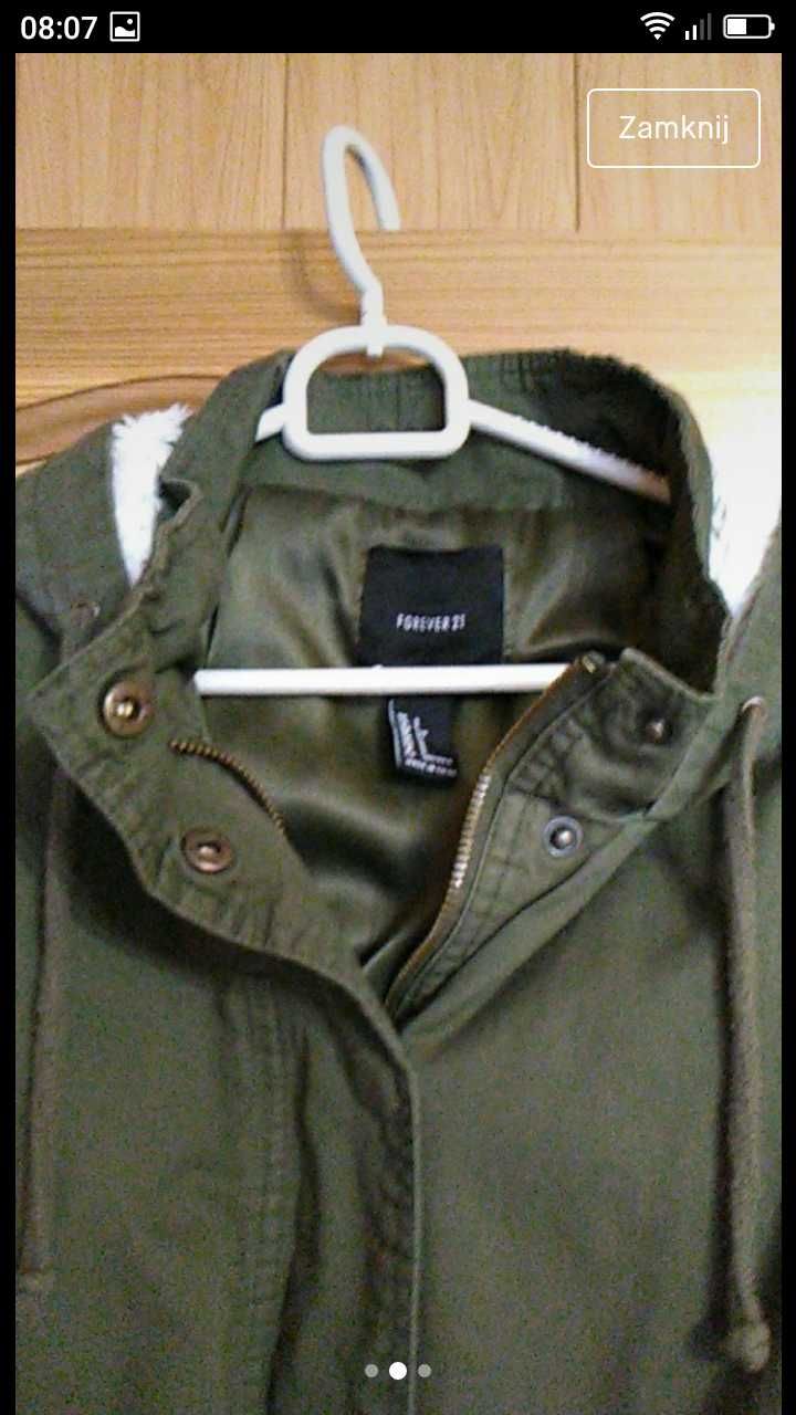 Parka khaki forever21