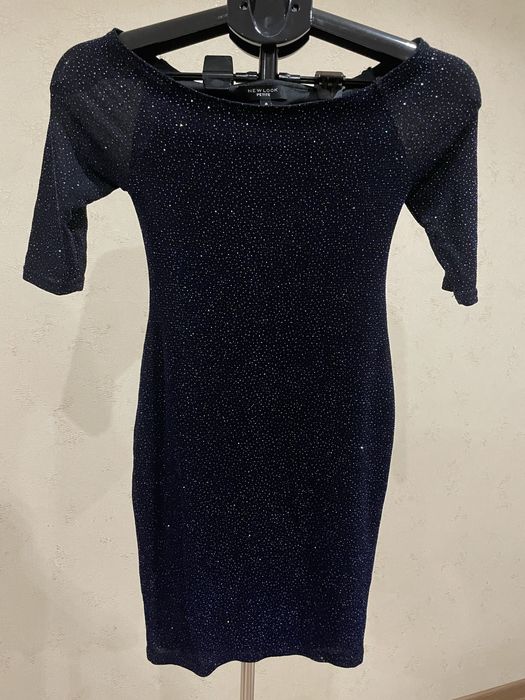 Сукня вечірня стрейчева з люрексовими блискітками