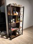 Regał loft drewno metal