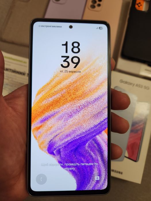 Смартфон Samsung Galaxy A53 Duos 8/256Gb
SM-A5360 + 4е чехла