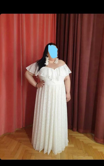 Suknia ślubna od Marty Trojanowskiej (suknieboho) rozmiar 50/52