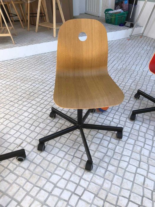 Cadeira escritório madeira