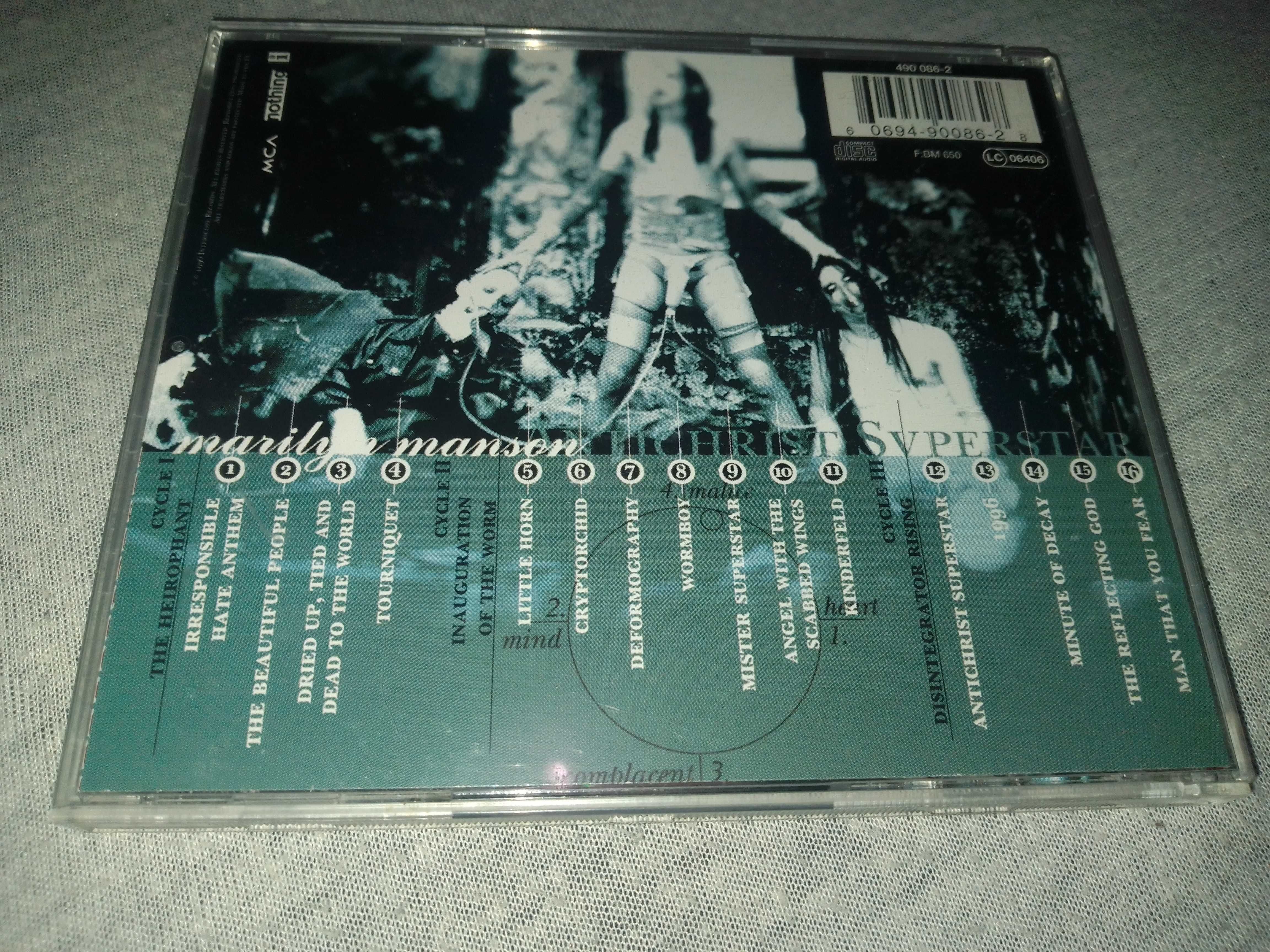 Marilyn Manson "Antichrist Superstar" фирменный CD Made In Europe.