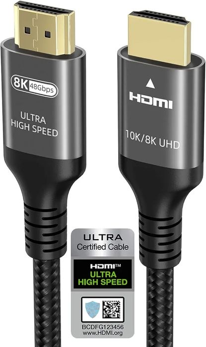 !!!АКЦІЯ!!!HDMI кабель Ubluker 8K Ultra High Speed 48Gbps 5 метрів