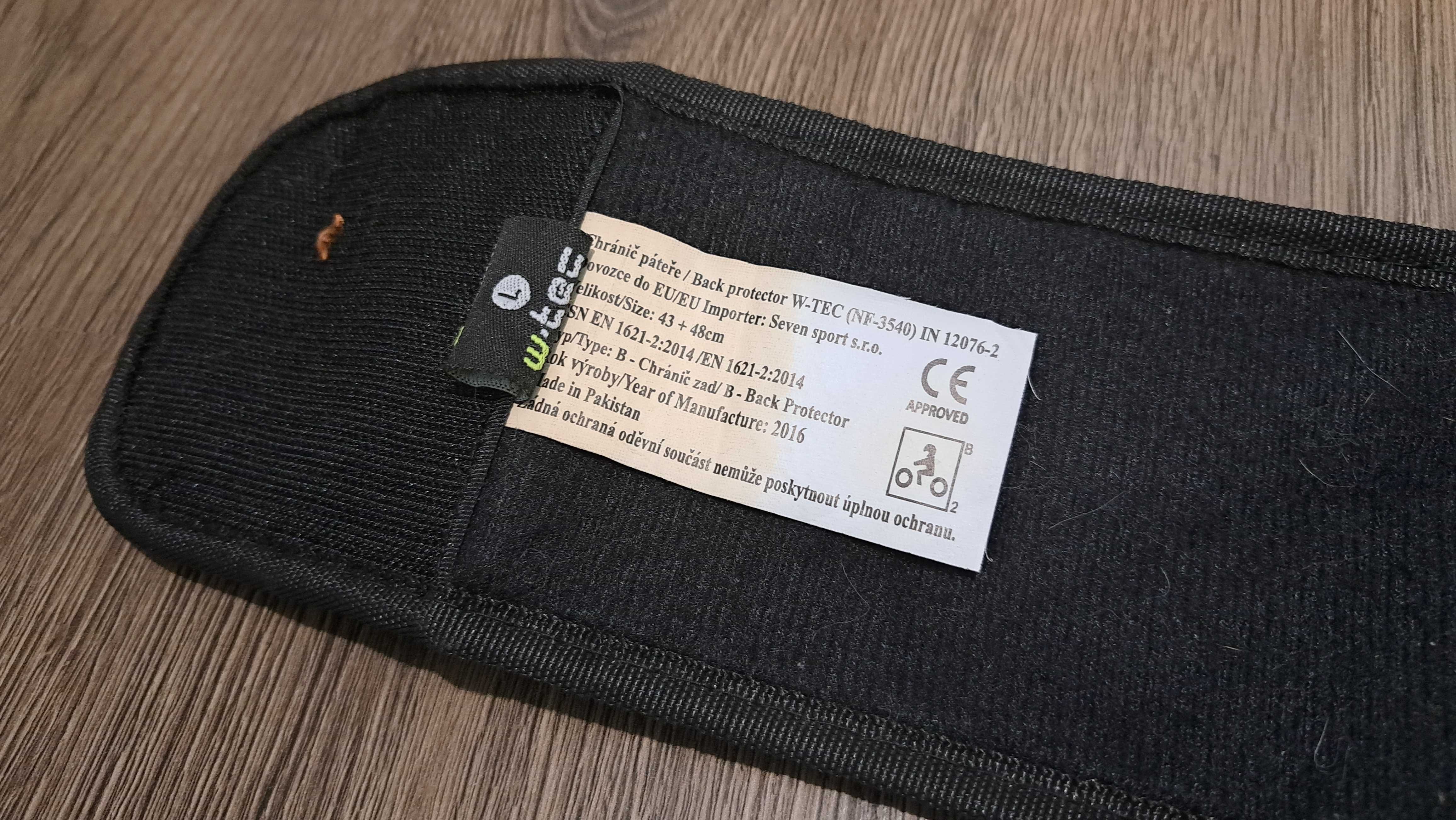 Ochraniacz kręgosłupa W-TEC