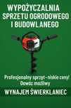 Wynajem wiertnicy spalinowej
