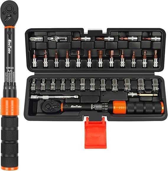 AivaToba Klucz dynamometryczny 1/4" od 2 do 24 Nm, 33-częściowy