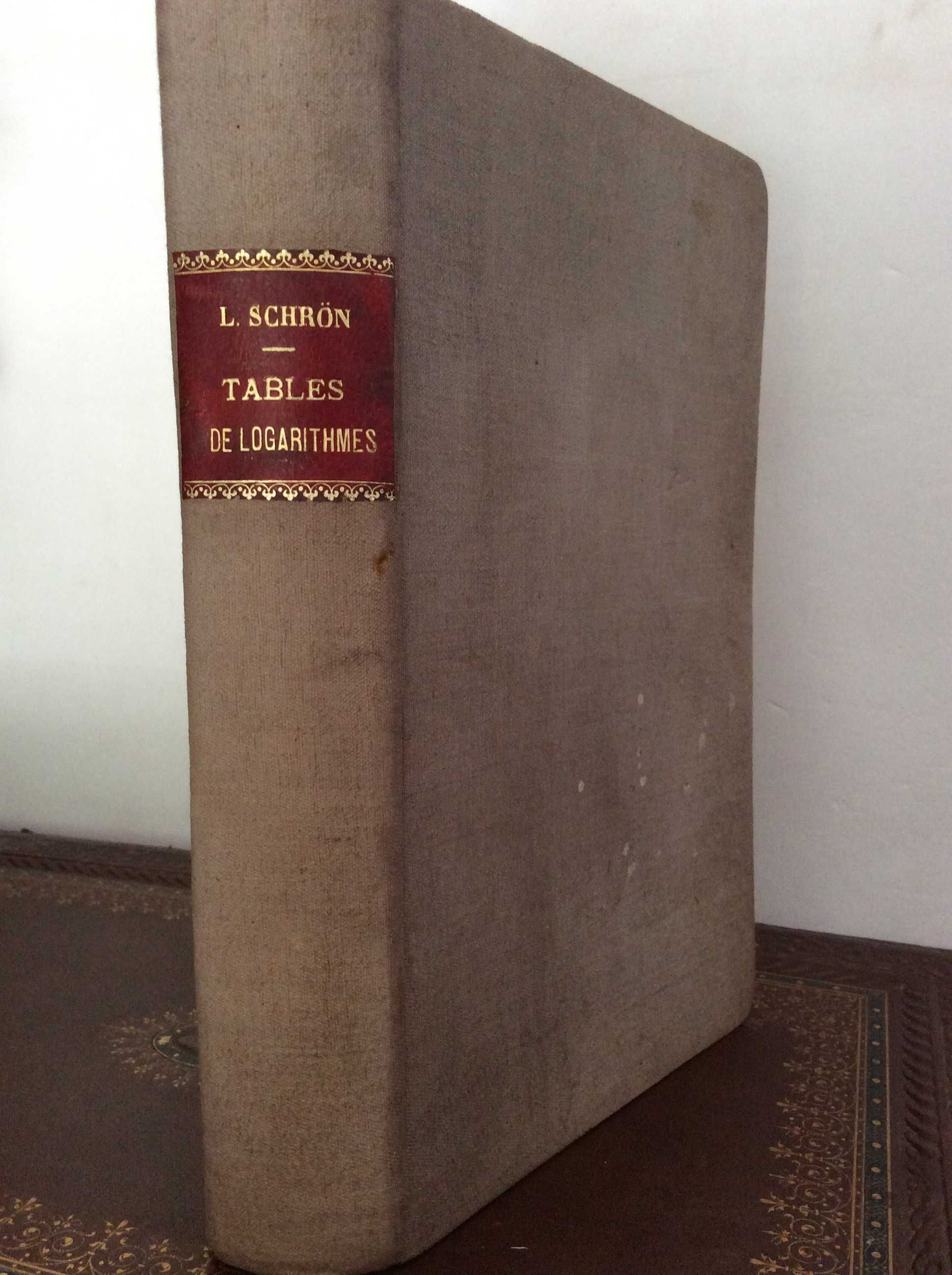 Tables de logarithmes a sept décimales, pour les nombres... 1910