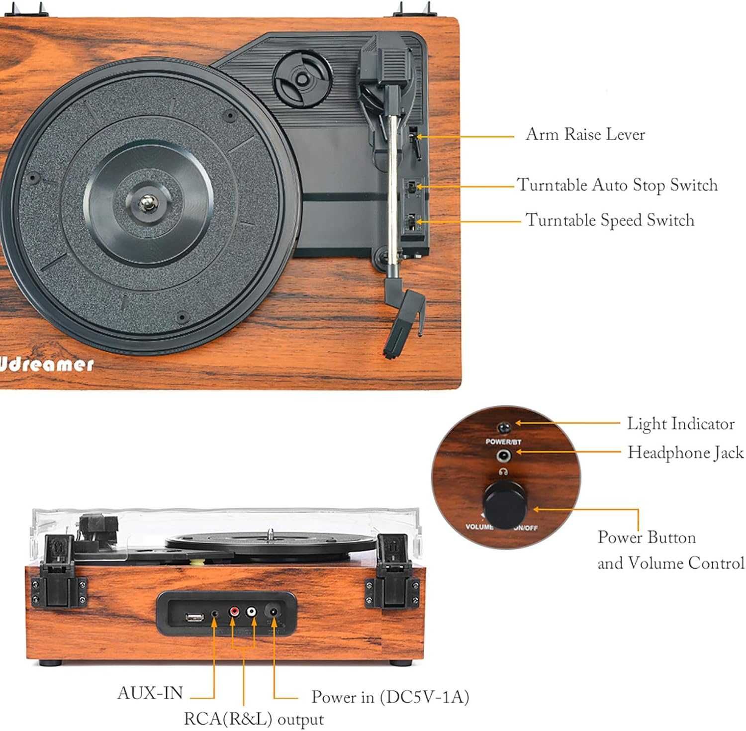 Gramofon Udreamer UD001