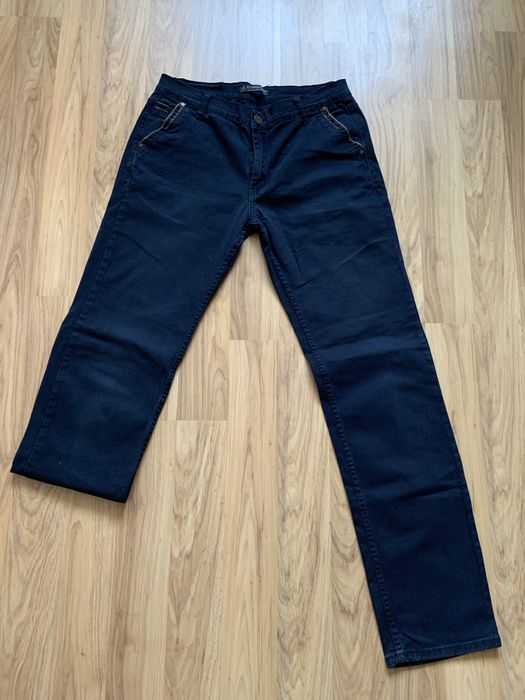 Брюки темно-сині
