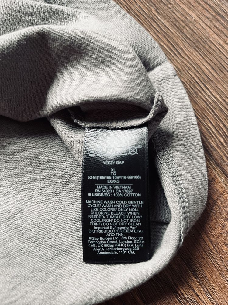 Футболка Yzy x GAP Premium Boxy Loose fit Blank XL (Yeezy оригінал)