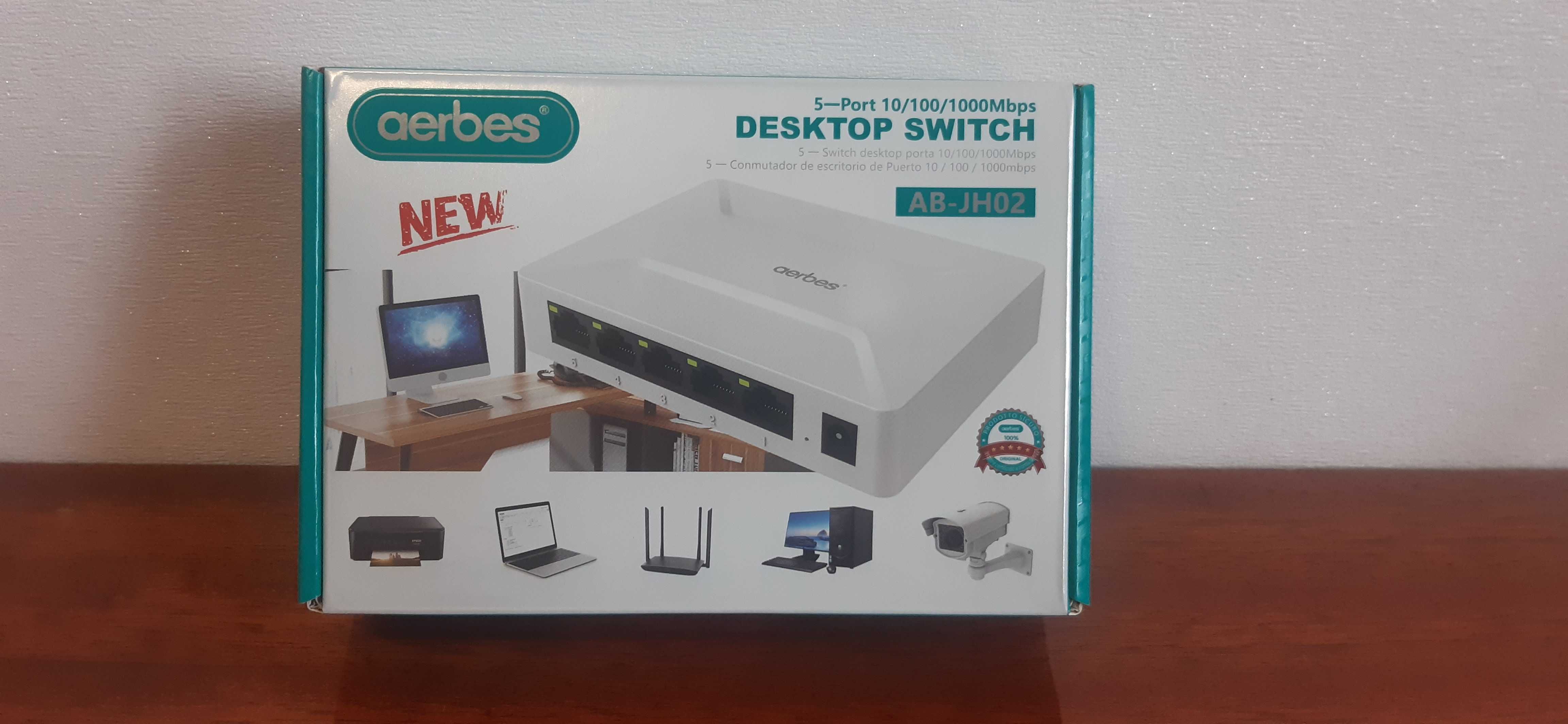 Коммутатор сетевой  switch 5 портов