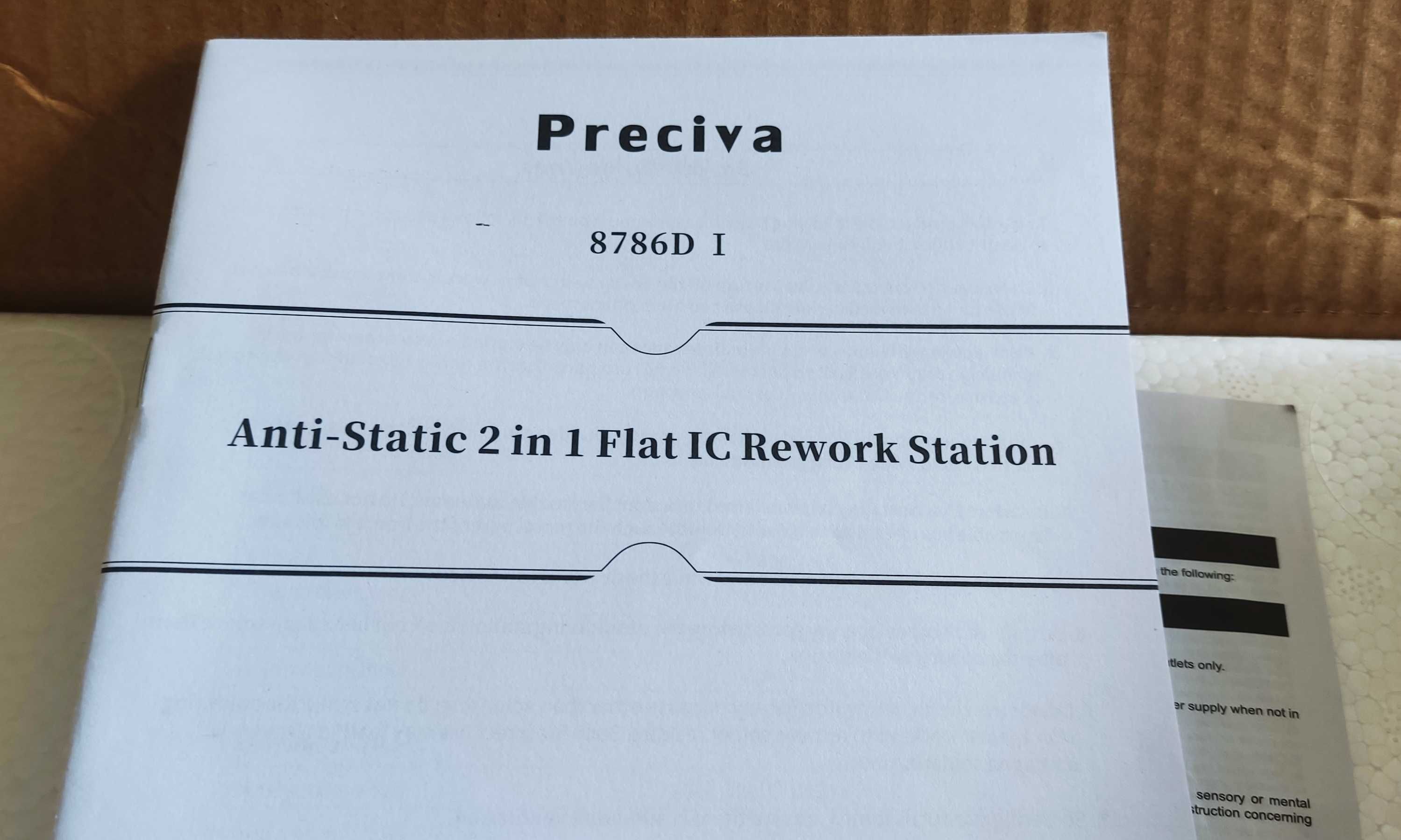 Precivia 8786D I stacja lutownicza 2 in 1 - NOWA -