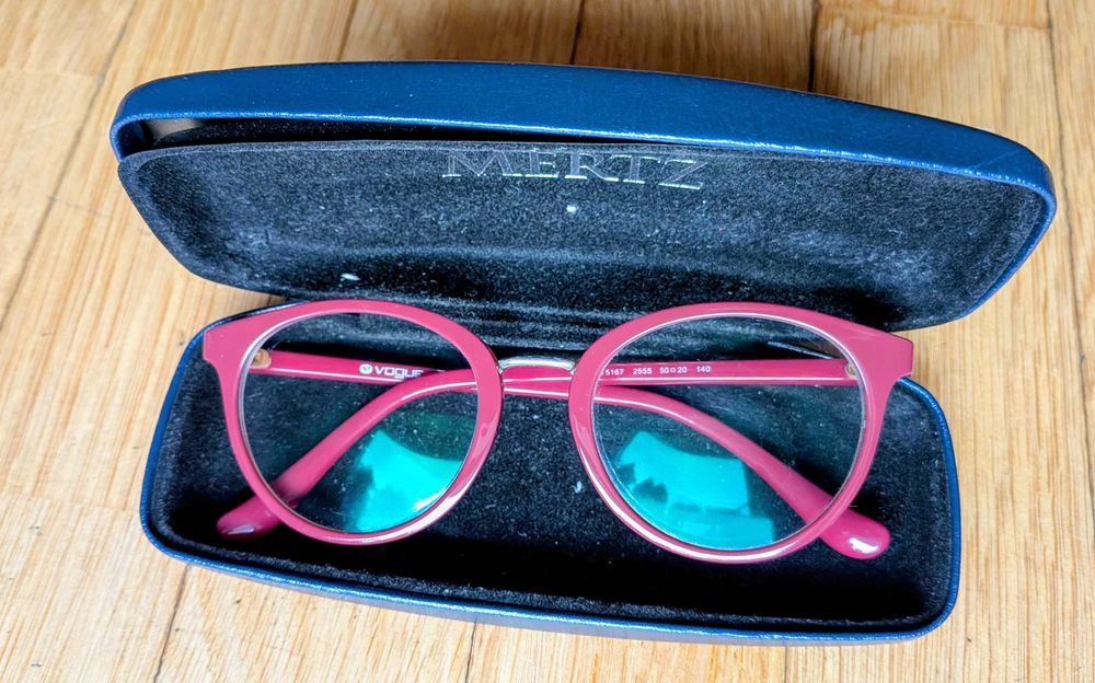 Damskie okulary VOGUE VO5167 - oprawki 50mm, soczewki do dali, etui