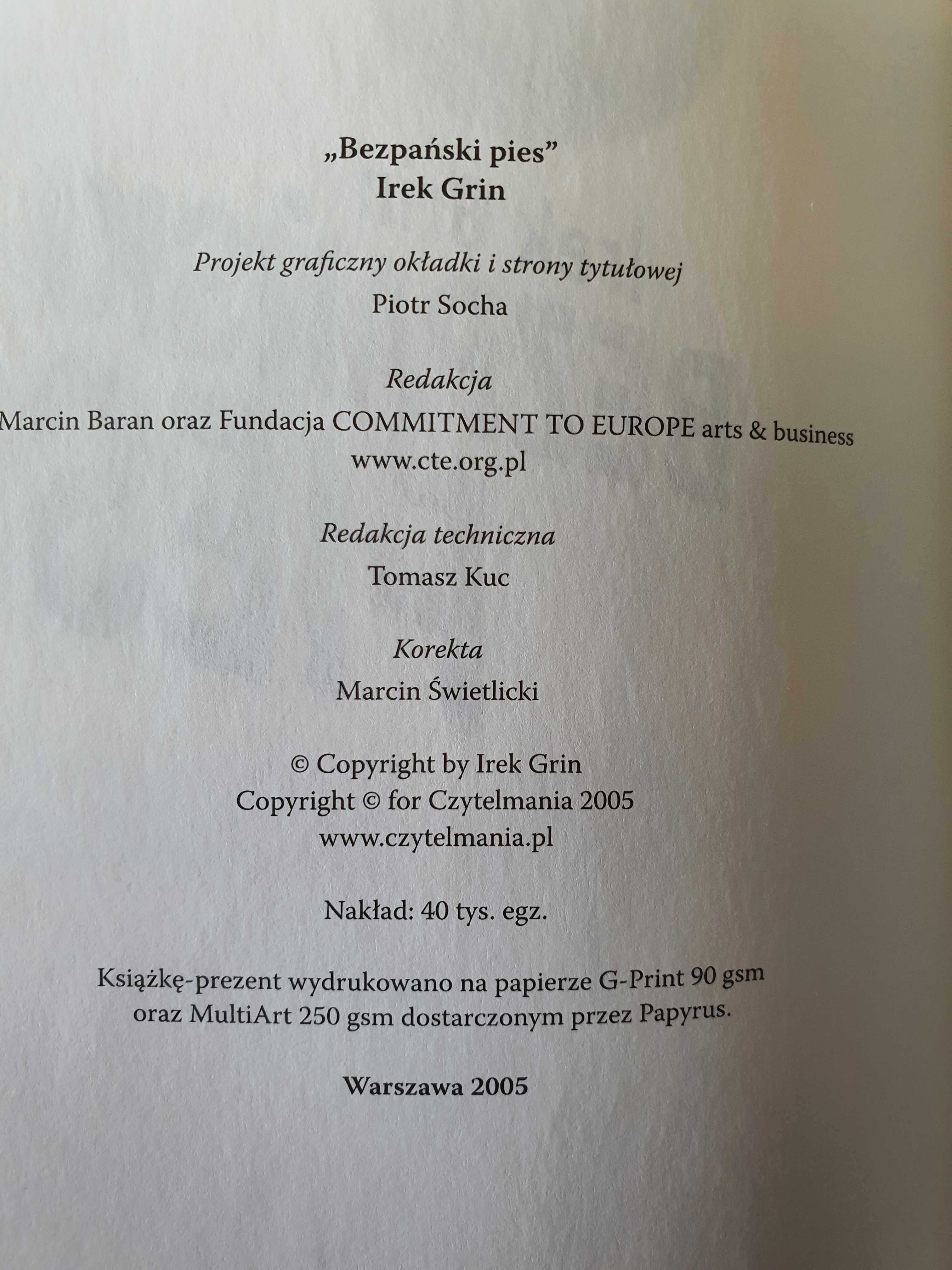 Bezpański pies - Irek Grin
