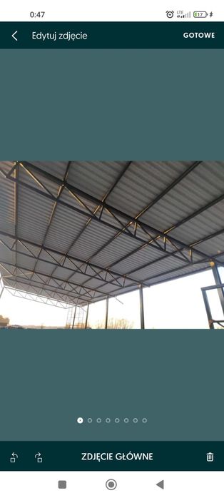 Hala wiata konstrukcje stalowe