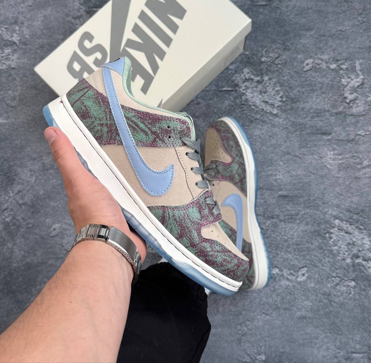 (41-46) Летние Весенние Кроссовки Nike Crenshaw Skate Club SB Dunk Low