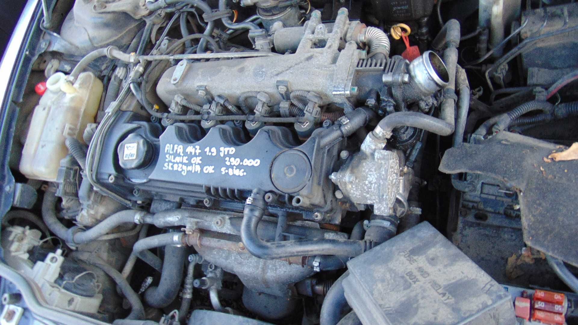 Mar55 Silnik 1.9JTD alfa romeo 147 156 stilo wysyłka części gwarancja
