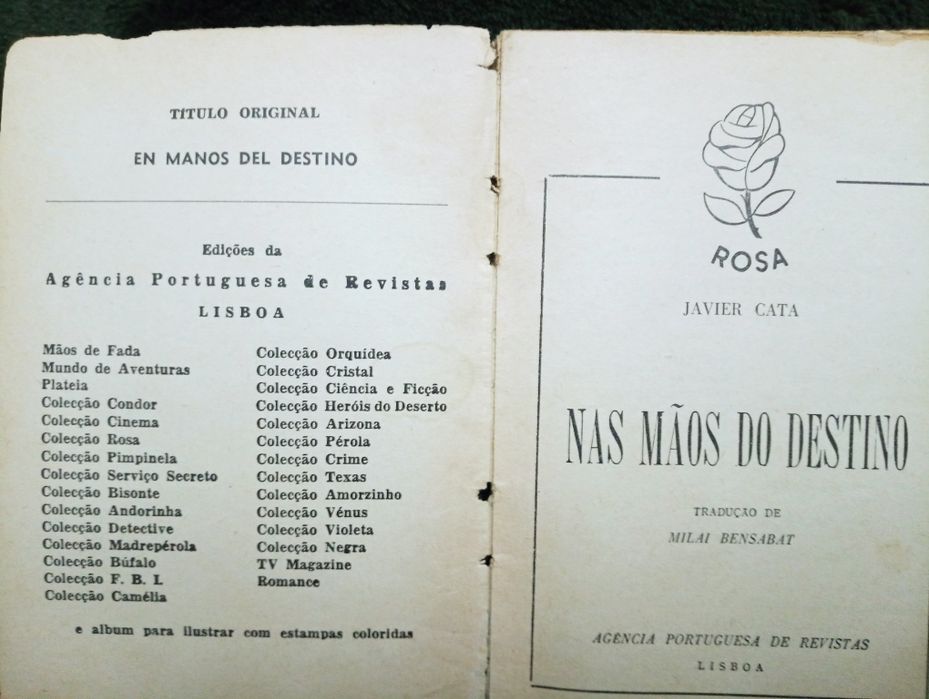 Nas mãos do destino - Publicação agencia portuguesa d revistas
