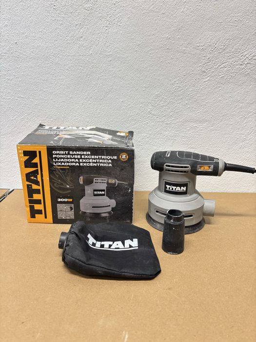 Szlifierka mimośrodowa Titan 300 w 125 mm