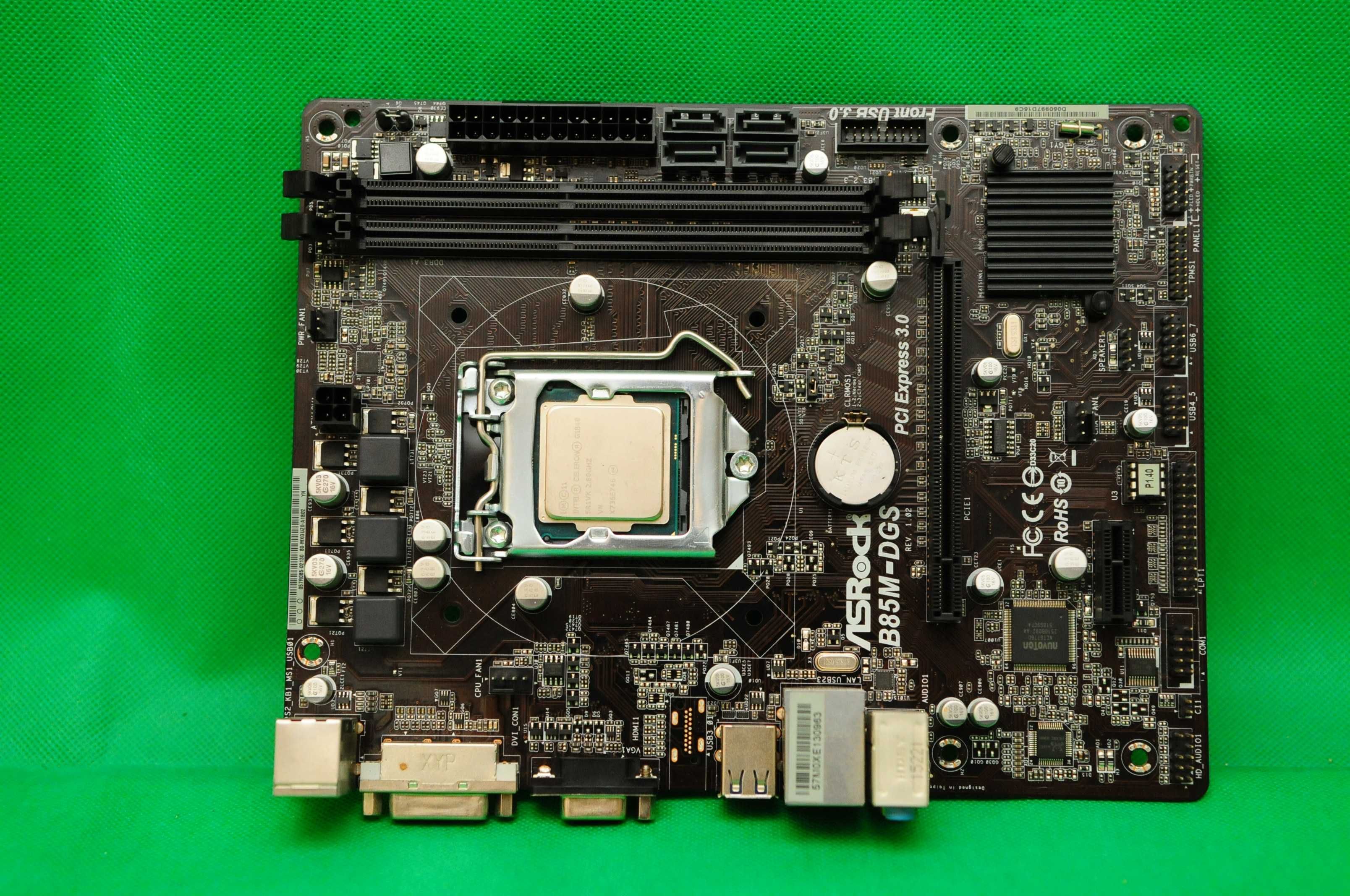 Материнская плата ASRock B85M-DGS s1150 Intel B85 PCI-Ex16