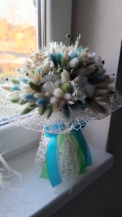 Кермек,сухоцвіти,готові букетики