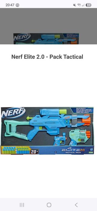 Nerf Elite 2.0 - Pack Tactical + 30 munições