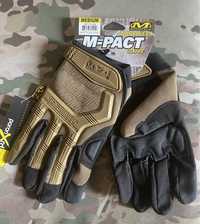 Тактические перчатки Mechanix M-Pact® в цвете олива и койот