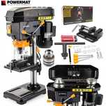 POWERMAT Wiertarka Stołowa Słupowa Kolumnowa Laser + Imadło PM0924