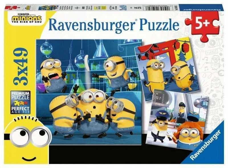 Ravensburger Puzzle 3 x 49 el Minionki