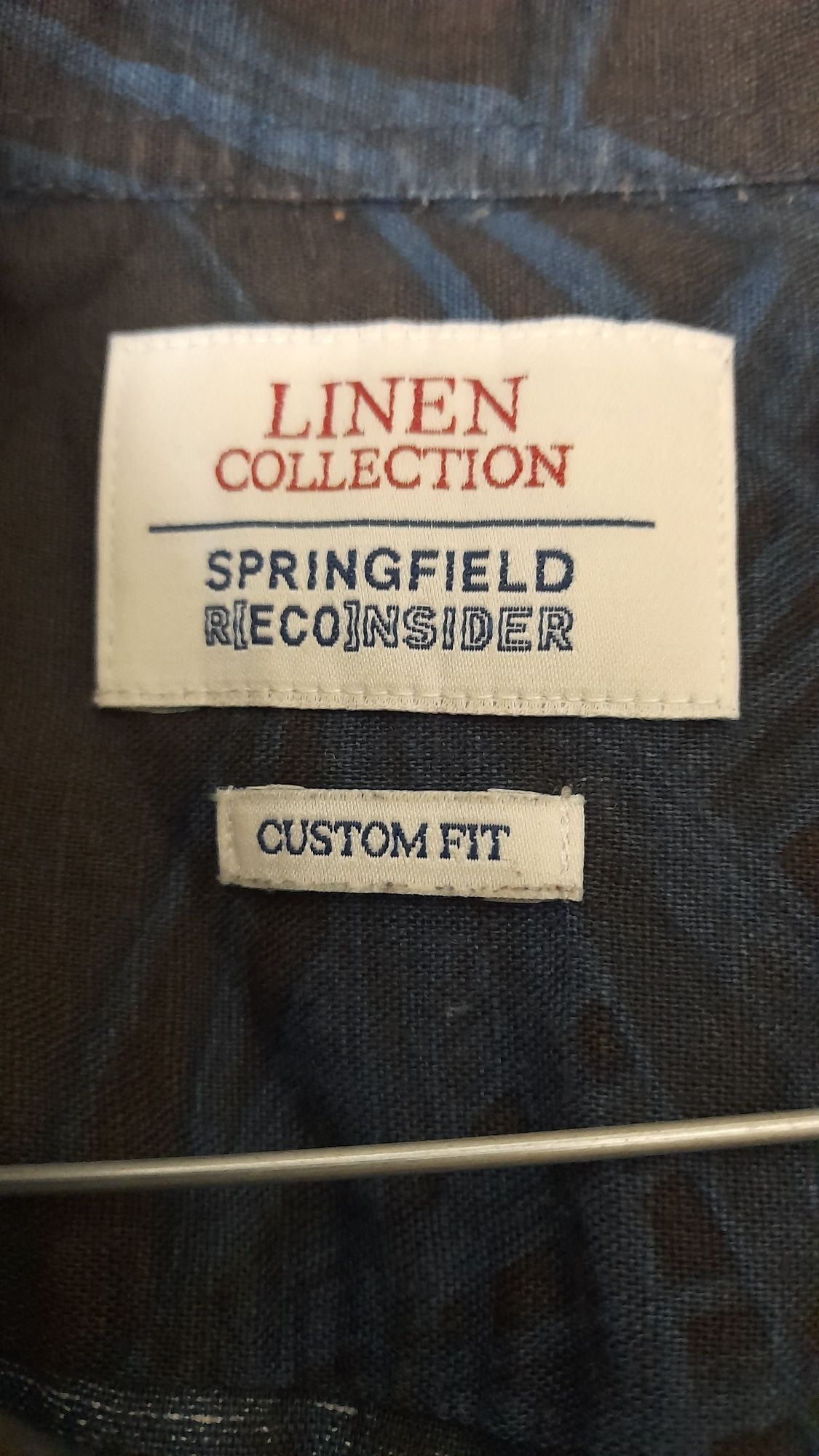 Camisa linho Springfield padrão florido - Bom estado