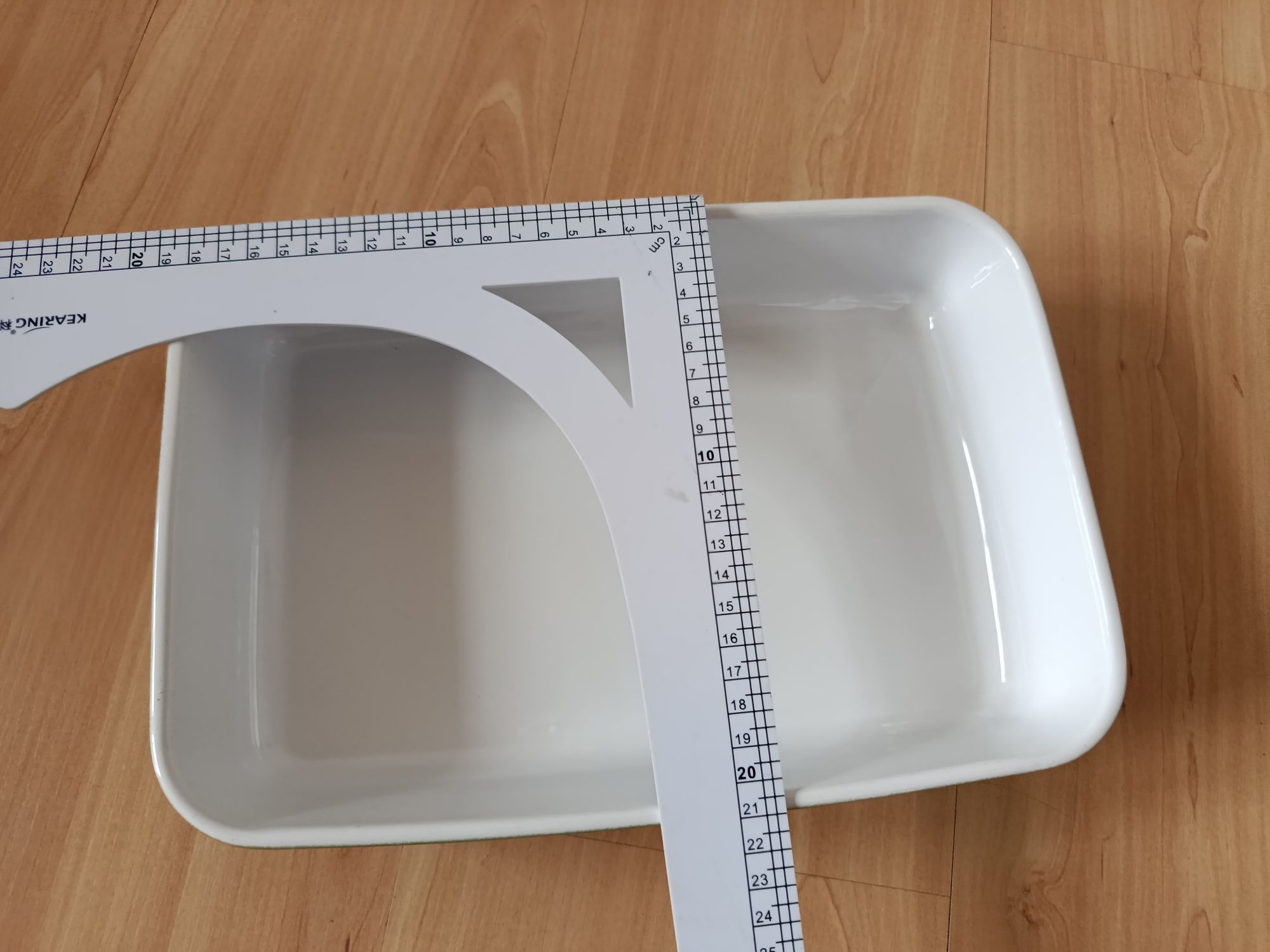 Brytfanna Pojemnik Naczynie do Zapiekania Zielona Ceramiczna Ikea