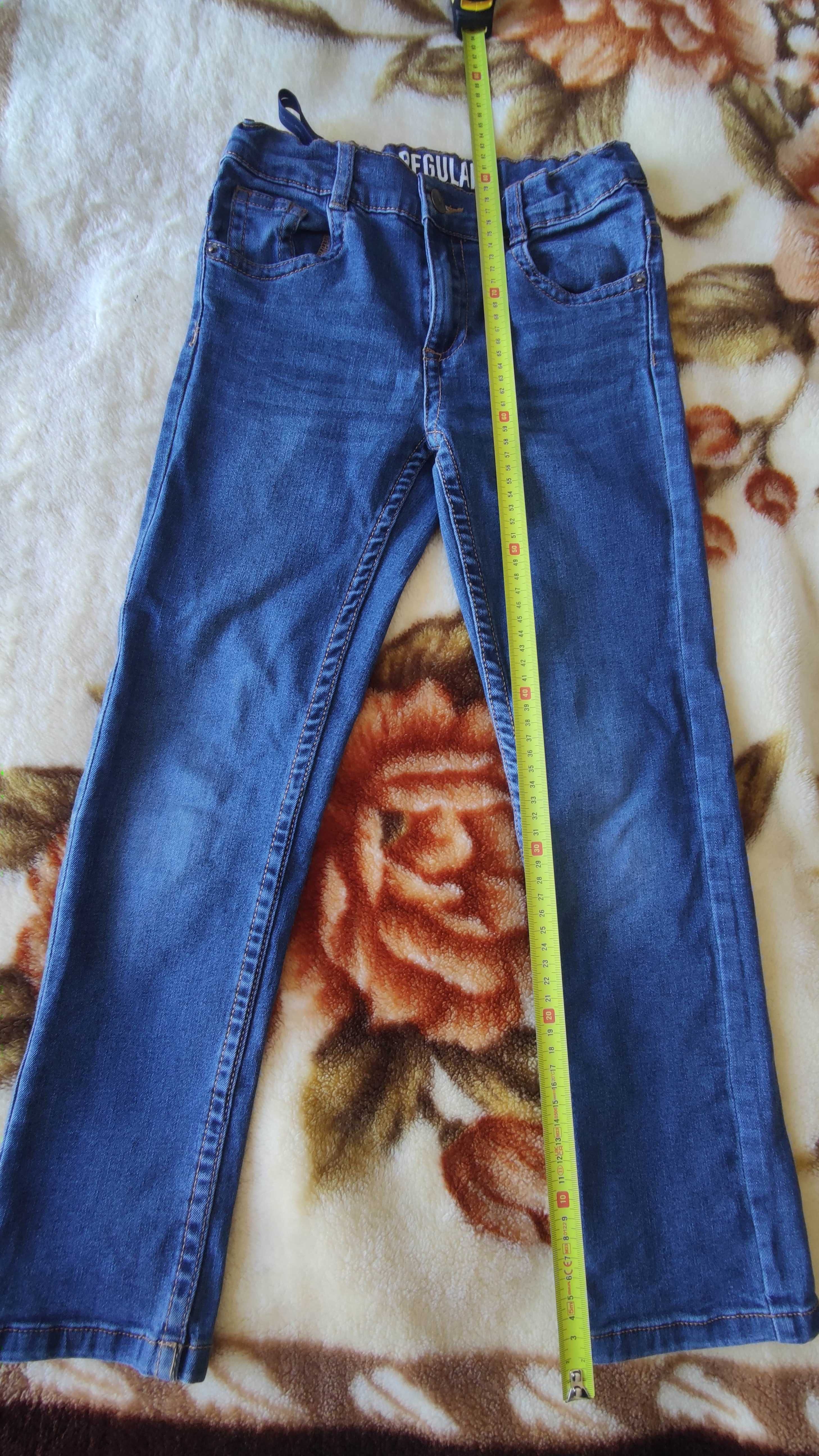 Spodnie jeans 140