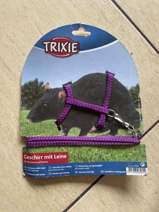 Smycz dla szczura fioletowa Trixie fioletowe