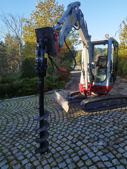 Wynajem minikoparki, minikoparka, wozidło, wiertnica, młot,  dowóz